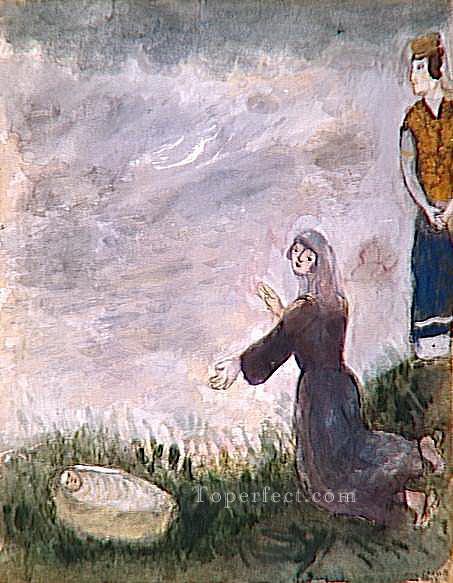 Moses is saved from the water by Pharaoh daughter MC Jewish Oil Paintings